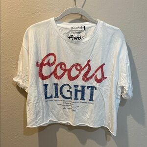 The Laundry Room White Coors Light Tee